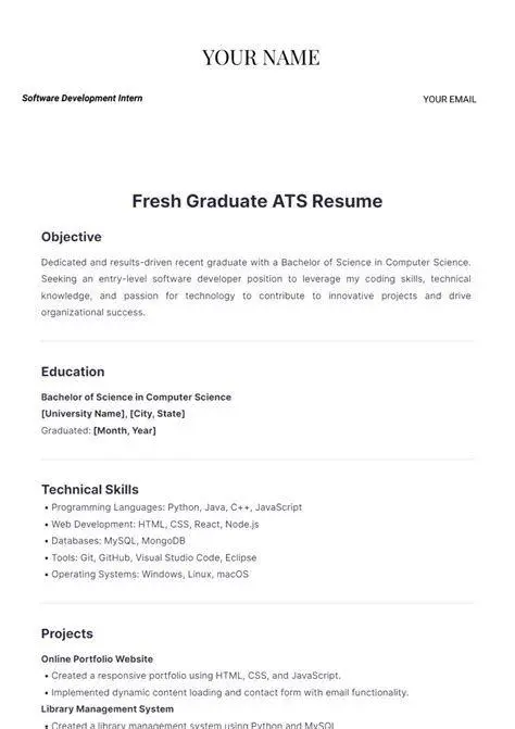 CV Fresh Graduate Checklist CV untuk lulusan baru atau fresh graduate