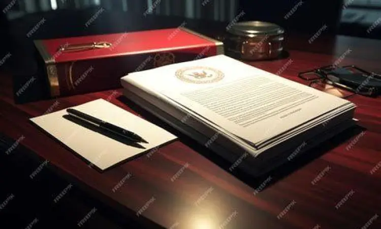 Dokumen resmi dengan stempel perusahaan