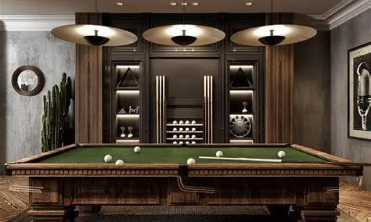 Desain interior ruang biliar yang memenuhi standar kenyamanan