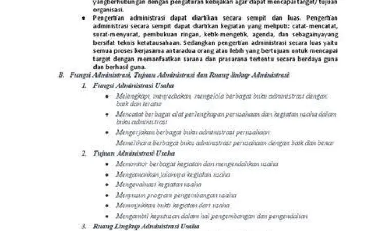 Dokumen Administrasi Perusahaan Dokumen administrasi perusahaan yang disusun rapi