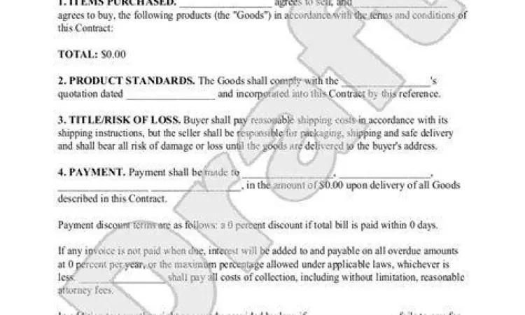 Detail pasal dalam draf kerjasama bisnis