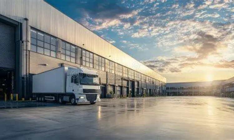 Armada Distribusi Perusahaan Dagang Truk logistik distribusi barang dagangan