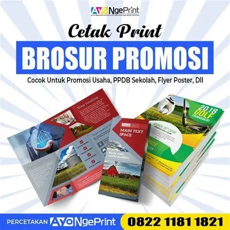 Produk Hasil Wirausaha Percetakan Berbagai macam produk promosi hasil cetakan digital