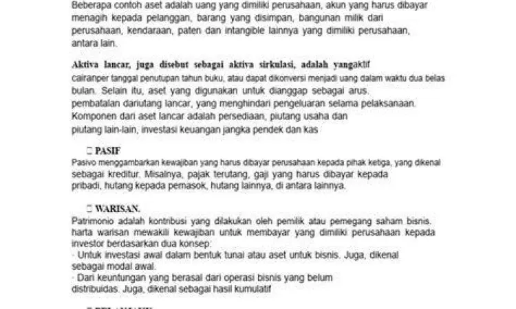 Diagram kategori utama dalam Chart of Accounts