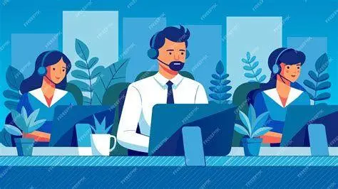 Layanan Konsumen Profesional Tim customer service melayani pelanggan