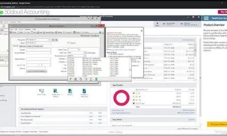 Software Akuntansi Digital Tampilan perangkat lunak akuntansi modern