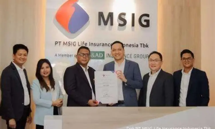 Gedung perusahaan asuransi syariah di Jakarta