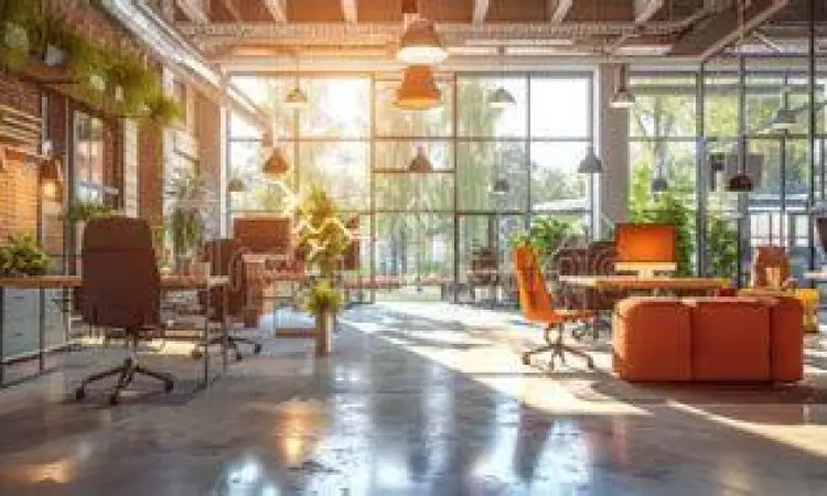 Lingkungan kerja kolaboratif di perusahaan rintisan