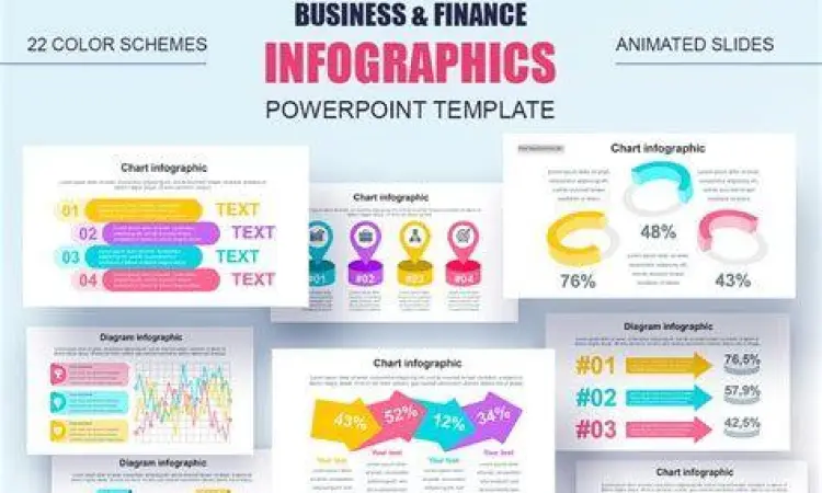 Infografis bisnis untuk memperkuat presentasi profil perusahaan