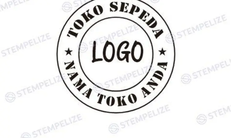 Contoh stempel usaha untuk toko ritel dan UMKM