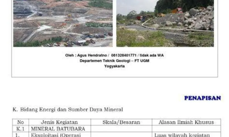 Syarat Lingkungan IUP Dokumen AMDAL sebagai syarat IUP