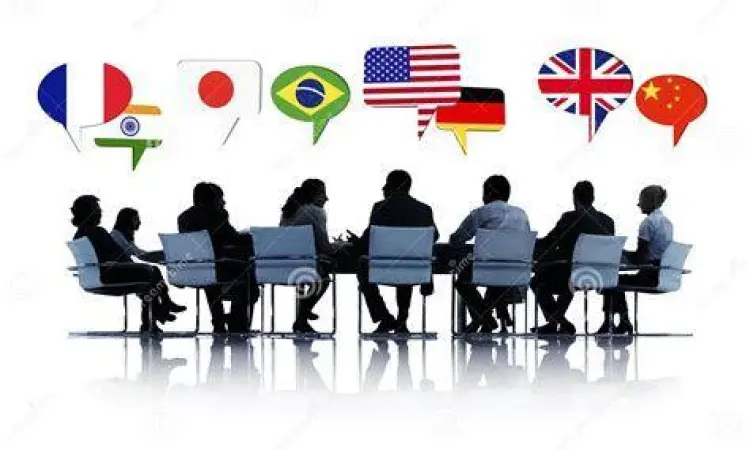 Kolaborasi Global di MNC Rapat tim bisnis internasional dari berbagai latar belakang