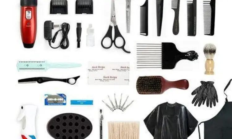 Peralatan cukur rambut profesional