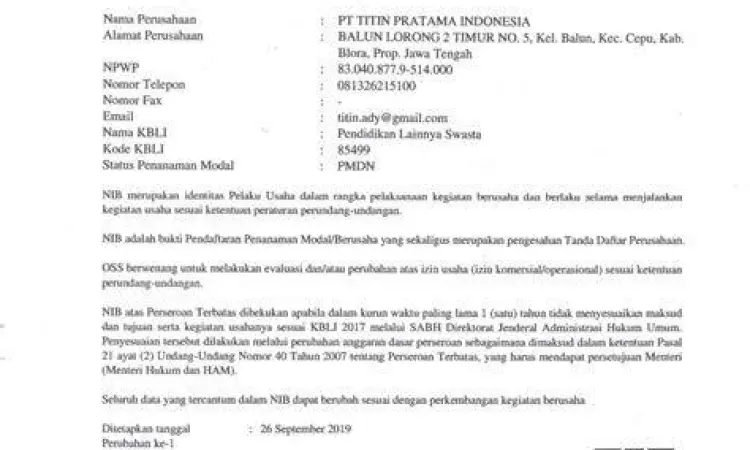 Legalitas Usaha Proses registrasi legalitas usaha di Indonesia