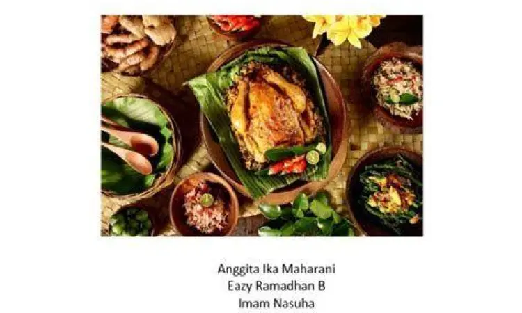 Seseorang sedang menulis rencana bisnis kuliner