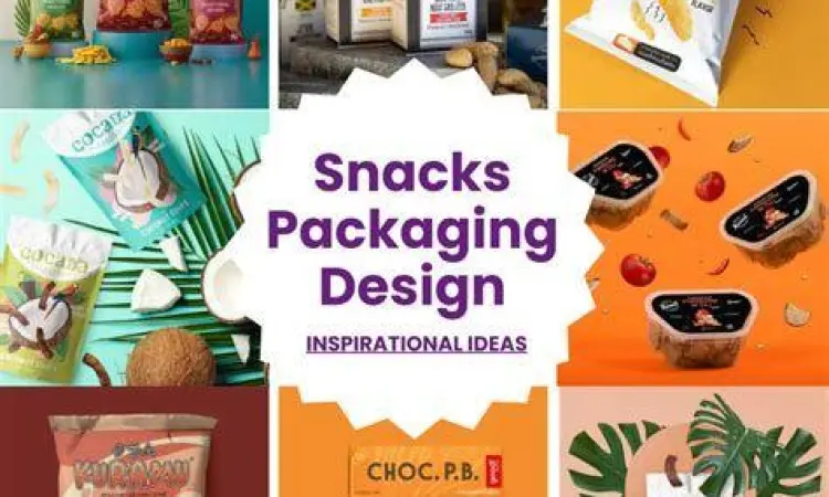 Kemasan makanan ringan yang menarik