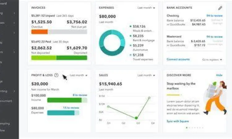 Software Akuntansi Dashboard software akuntansi modern