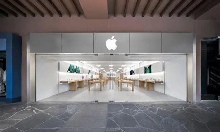 Desain interior Apple Store yang seragam di seluruh dunia