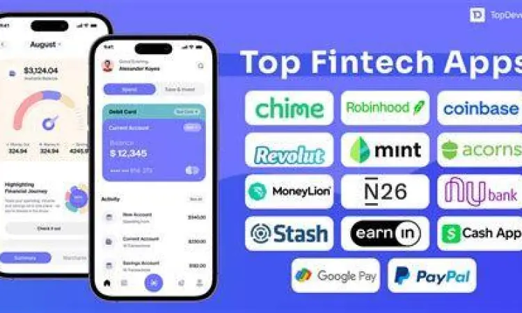 Antarmuka aplikasi fintech lending di ponsel
