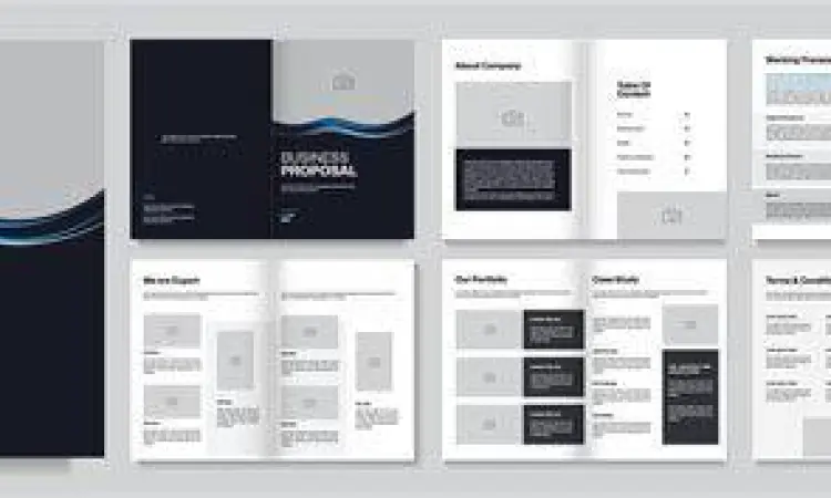 Layout proposal bisnis profesional