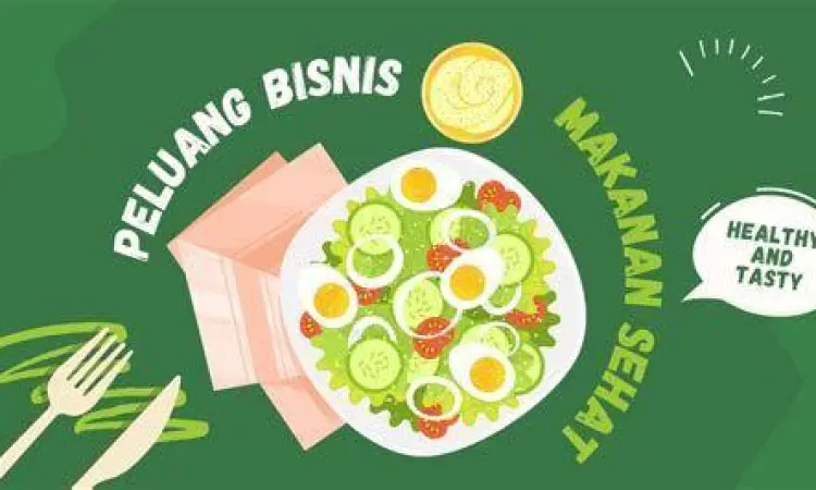 Produk makanan sehat dalam kemasan ramah lingkungan