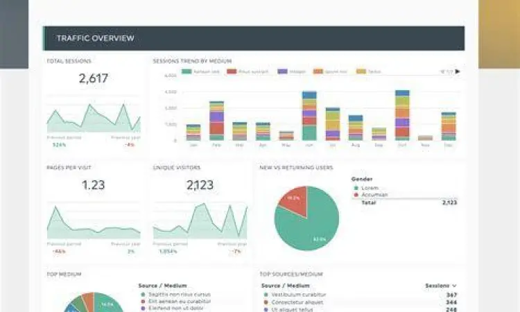 Data Analytics Dashboard Dashboard analisis data perusahaan untuk pengambilan keputusan