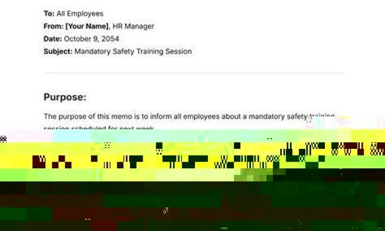 Contoh surat memo perusahaan cetak
