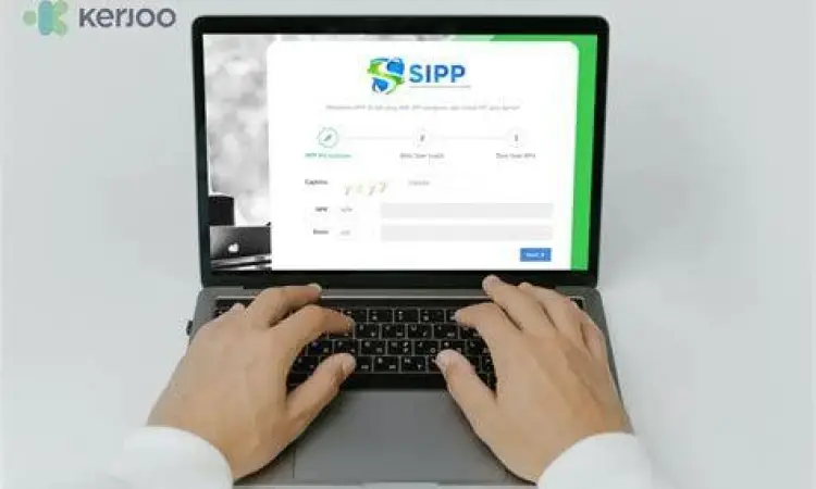 Tampilan dashboard aplikasi SIPP Online BPJS Ketenagakerjaan