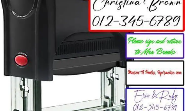 Stempel perusahaan dan tanda tangan materai