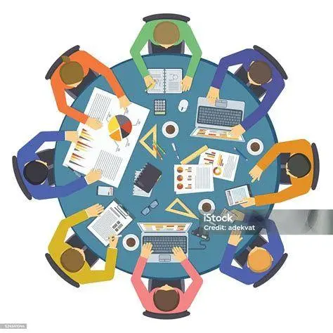 Kolaborasi Tim dalam Raker Tim sedang berdiskusi menentukan arah kebijakan perusahaan