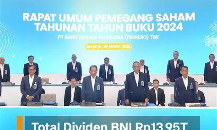 Suasana rapat RUPS BUMN