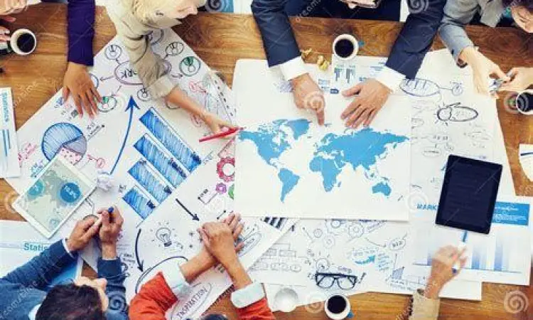 Rapat koordinasi perencanaan keuangan perusahaan