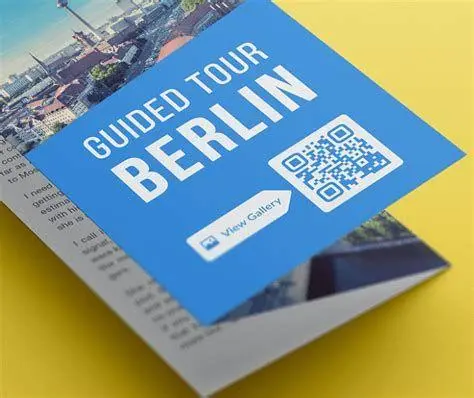 Brosur dengan QR Code Integrasi QR code pada brosur modern