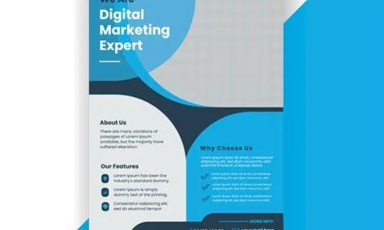 Struktur Visual Flyer Elemen struktur flyer perusahaan yang efektif