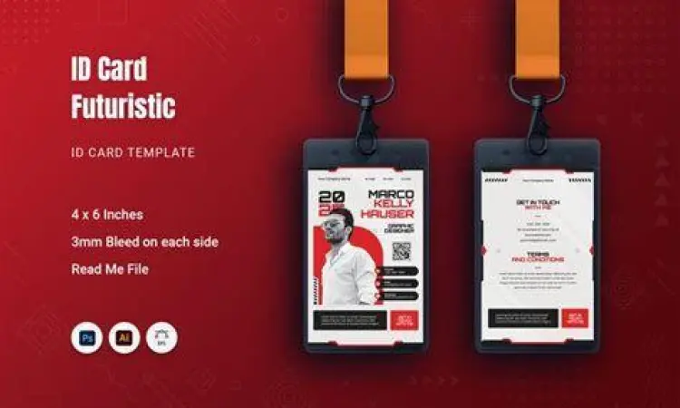 Teknologi dalam contoh id card perusahaan keren