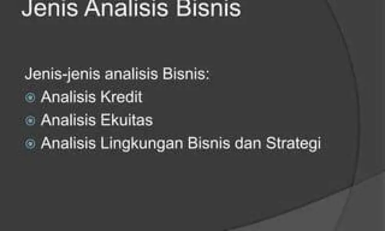 analisis modal bisnis dagang