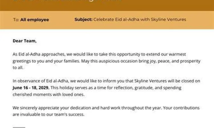 Manajer HR menyusun jadwal libur lebaran