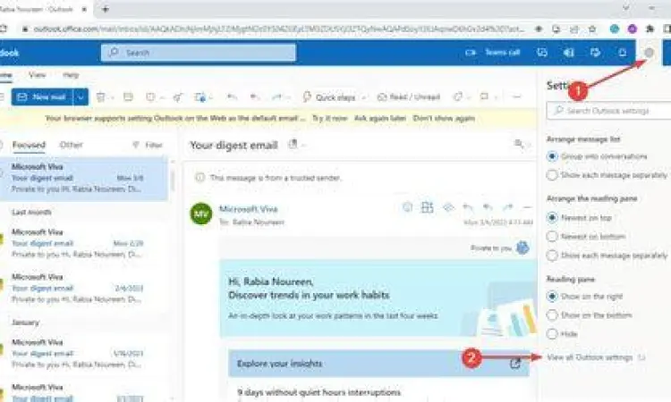 Pengaturan email balasan otomatis