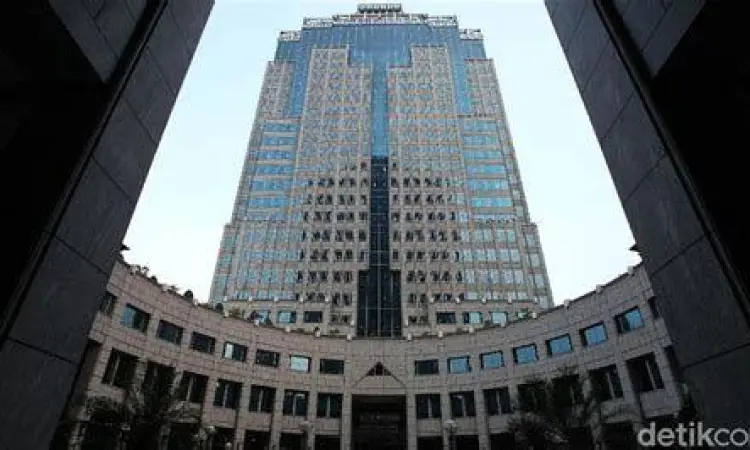 Gedung pusat perbankan di Jakarta