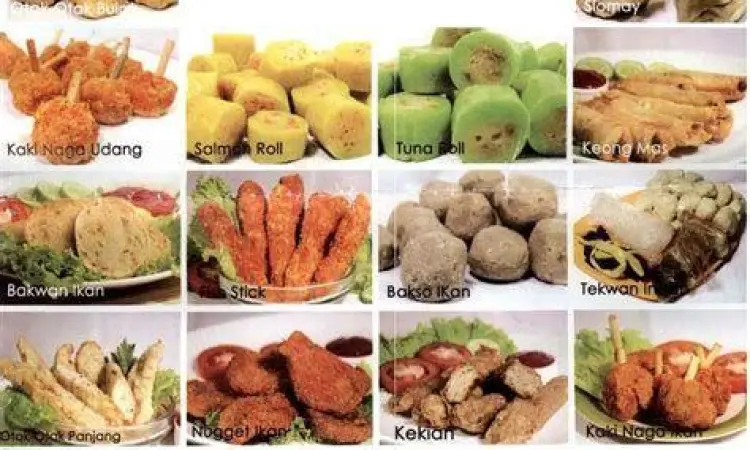 Berbagai produk olahan ikan dalam kemasan beku untuk pasar modern