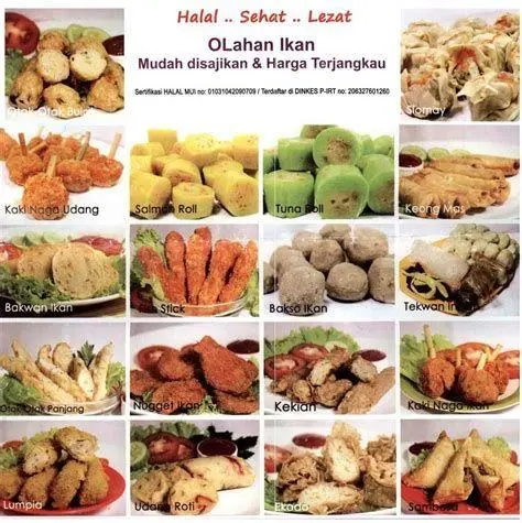 Bisnis Pengolahan Hasil Perikanan Berbagai produk olahan ikan dalam kemasan beku untuk pasar modern