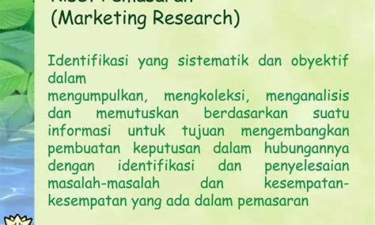 Analisis peluang bisnis berdasarkan masalah lapangan