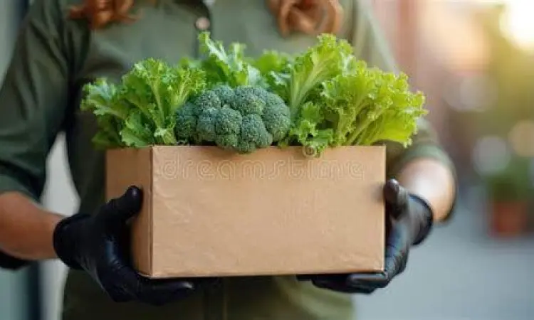 Konsep katering makanan sehat dengan bahan organik