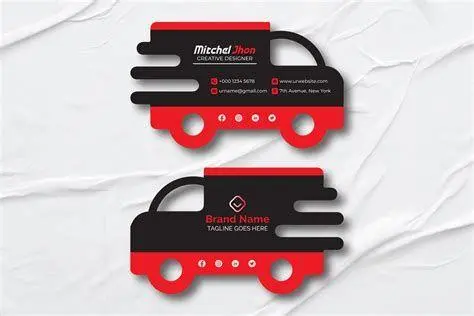 Kartu Nama Die-Cut Inspirasi kartu nama dengan teknik potong die-cut yang unik