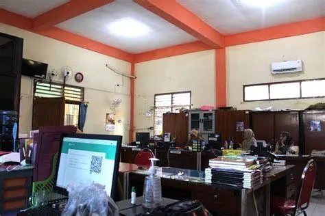 Lingkungan Kerja Tata Usaha Suasana kantor tata usaha sekolah yang rapi