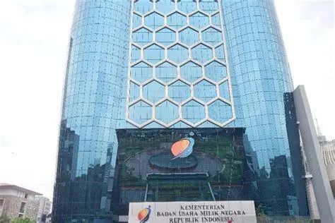 Pusat Administrasi Perusahaan Sektor Publik Gedung kementerian BUMN sebagai pusat kendali sektor publik