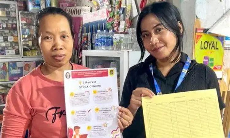 Manajemen logistik sembako di gudang BUMDes