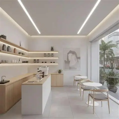 Desain Kios Modern Desain interior kios modern yang efisien